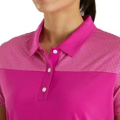 FootJoy Dot Print Yoke Golf Polo 2020 Women 7 FootJoy Dot Print Yoke Golf Polo 2020 Women -Golf Clubs SHOP car0937 rose 4 99496.1581381499