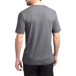 TravisMathew Spaulding Golf T-shirt 2019 -Golf Clubs SHOP car0983 heather gray pinstripe 3 04112.1578990015