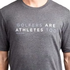 TravisMathew Ted Golf T-Shirt 2019 -Golf Clubs SHOP car0986 heather gray pinstripe 6 88408.1578989911