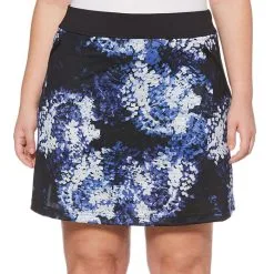Callaway Plus Stretch Brush Stroke Print Golf Skort Women -Golf Clubs SHOP chl0078 caviar 1 96000.1542369185