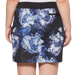 Callaway Plus Stretch Brush Stroke Print Golf Skort Women -Golf Clubs SHOP chl0078 caviar 2 79351.1542369185