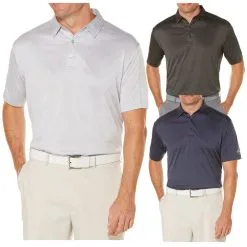 Callaway Opti Dri Denim Jacquarded Golf Polo (Big And Tall) 2017