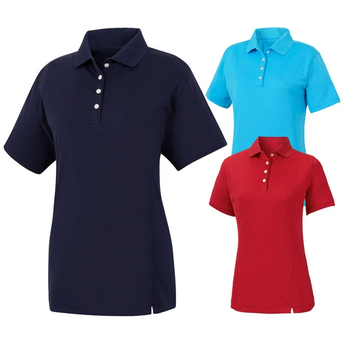 FootJoy Prodry Performance Solid Interlock Golf Polo 2019 Women 1 FootJoy Prodry Performance Solid Interlock Golf Polo 2019 Women