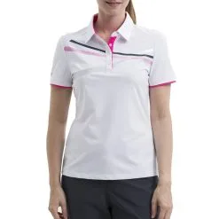 Nivo Felicia Golf Polo 2018 Women -Golf Clubs SHOP dez6622 white 3 1 95913.1527655087