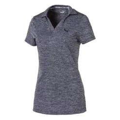 PUMA Super Soft Golf Polo 2019 Women -Golf Clubs SHOP dez7367 peacoat heather 1 77094.1618641641