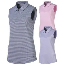 PUMA Checker Sleeveless Golf Polo 2019 Women