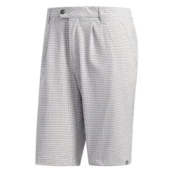 Adidas Ultimate Gingham Golf Shorts 2019 -Golf Clubs SHOP dez7937 gray two 1 68252.1618631502