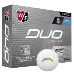 Wilson Duo Soft+ NFL Golf Balls 2020 -Golf Clubs SHOP lrl0108 los angeles chargers white 1 25306.1606290778