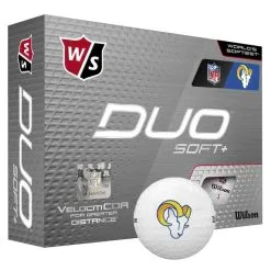 Wilson Duo Soft+ NFL Golf Balls 2020 -Golf Clubs SHOP lrl0108 los angeles rams white 1 88622.1606290575