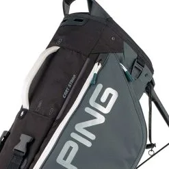 PING Hoofer Lite Carry Bag 2021 -Golf Clubs SHOP lrl0182 slate black white 2 23603.1642744168