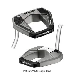 TaylorMade Spider S Putter 2021 -Golf Clubs SHOP lrl0199 left platinum white single bend 1 1 07132.1615272732