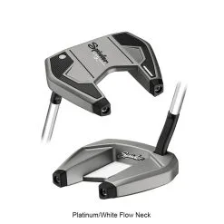 TaylorMade Spider SR Putter 2021 -Golf Clubs SHOP lrl0200 left platinum white flow neck 1 18571.1615272957