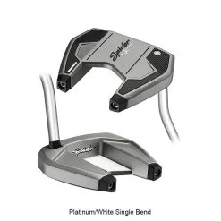 TaylorMade Spider SR Putter 2021 -Golf Clubs SHOP lrl0200 right platinum white single bend 1 82401.1615272992
