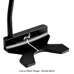 Sik Golf FLO C-Series Matte Black Putter 2021 -Golf Clubs SHOP lrl0655 right line on back flange double bend 2 84931.1636789422