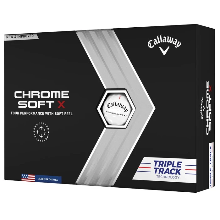 Callaway Chrome Soft X Triple Track 22 Golf Balls 2022 2 Callaway Chrome Soft X Triple Track 22 Golf Balls 2022 - Image 2