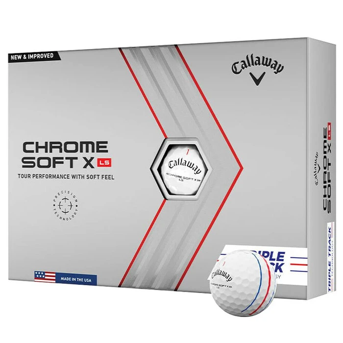 Callaway Chrome Soft X LS Triple Track 22 Golf Balls 2022 2 Callaway Chrome Soft X LS Triple Track 22 Golf Balls 2022 - Image 2