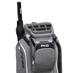 PING Traverse Cart Bag 2022 -Golf Clubs SHOP lrl0875 heather gray black white 2 42411.1644894085