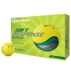 TaylorMade Soft Response Golf Balls 2022 -Golf Clubs SHOP lrl0928 yellow 1 30930.1648531993