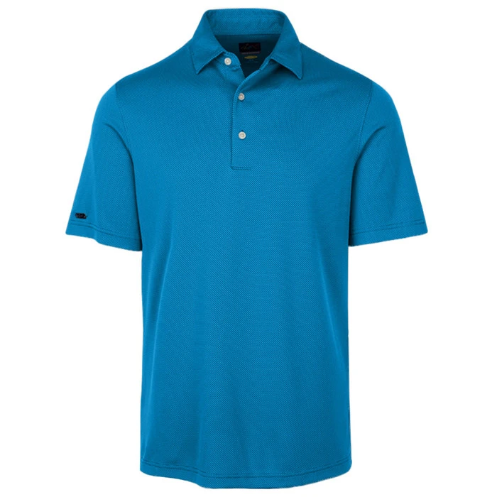 Greg Norman Micro Jacquard Golf Polo CLOSEOUT Previous Season 3 Greg Norman Micro Jacquard Golf Polo CLOSEOUT Previous Season - Image 3