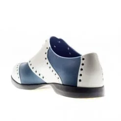 BIION Wingtips Spikeless Golf Shoes -Golf Clubs SHOP ray0018 silver navy 2 09528.1498671777