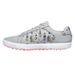 Skechers Go Golf Drive - Dogs At Play Spikeless Golf Shoes 2020 Women -Golf Clubs SHOP via0174 gray pink 2 88993.1581474127