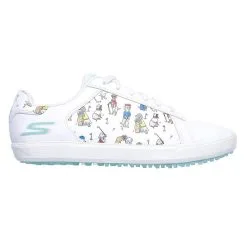Skechers Go Golf Drive - Dogs At Play Spikeless Golf Shoes 2020 Women -Golf Clubs SHOP via0174 white blue 1 13621.1581474151