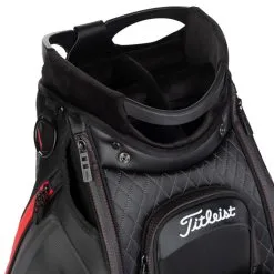 Titleist Midsize Staff Bag 2022 -Golf Clubs SHOP via0524 black black red 5 85749.1581553861