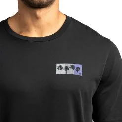 TravisMathew Shallow End Golf T-Shirt 2020 -Golf Clubs SHOP via1042 black 4 20851.1596093645