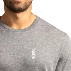 TravisMathew La Playa Golf T-Shirt 2020 -Golf Clubs SHOP via1044 heather quiet shade 4 38064.1596093896