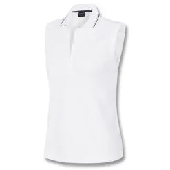Galvin Green Martha Ventil8 Sleeveless Golf Mock 2020 Women -Golf Clubs SHOP via1097 white navy 1 86872.1597799677