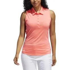 Adidas Novelty Sleeveless Golf Polo 2020 Women 8 Adidas Novelty Sleeveless Golf Polo 2020 Women -Golf Clubs SHOP via1111 flash red 3 55552.1597911533
