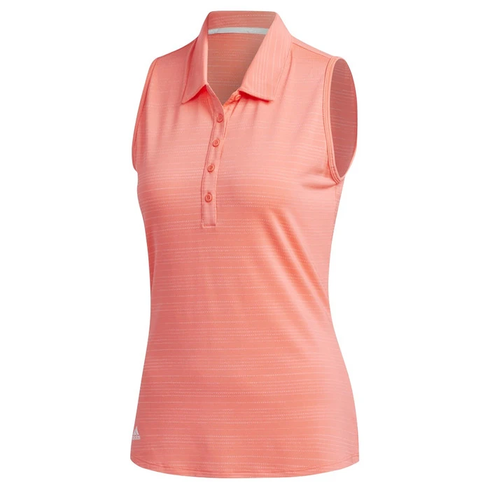 Adidas Novelty Sleeveless Golf Polo 2020 Women 1 Adidas Novelty Sleeveless Golf Polo 2020 Women